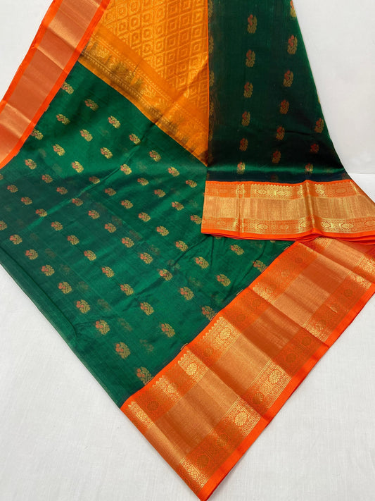 Latest Kuppadam Kanchi Border Saree