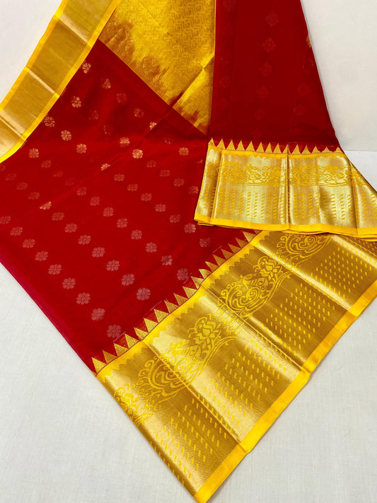 Latest Kuppadam Kanchi Border Saree