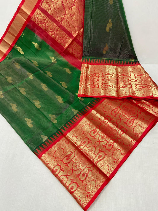 Latest Kuppadam Kanchi Border Saree