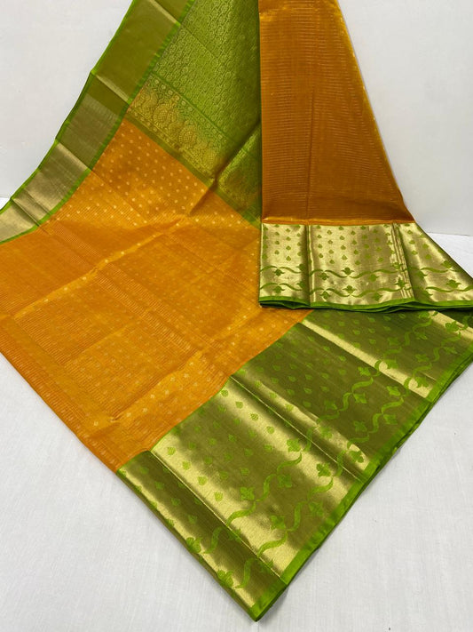 Latest Kuppadam Kanchi Border Saree