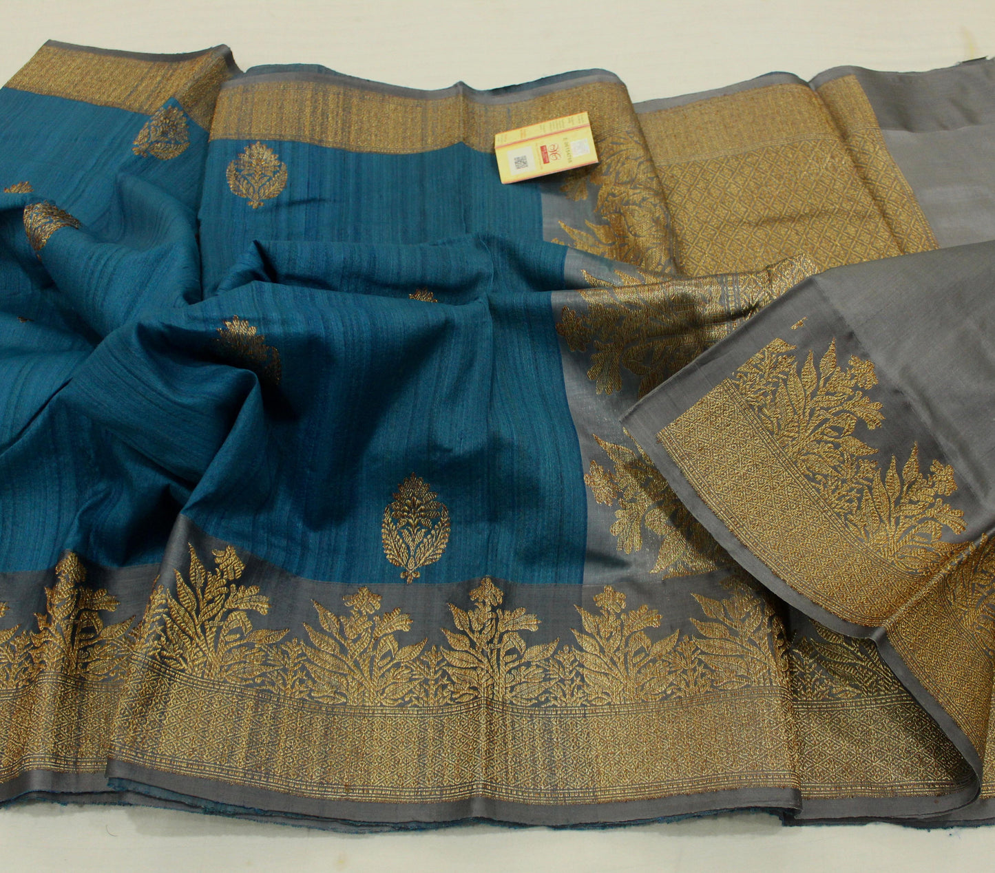 Handwoven Pure Tussar Silk Saree