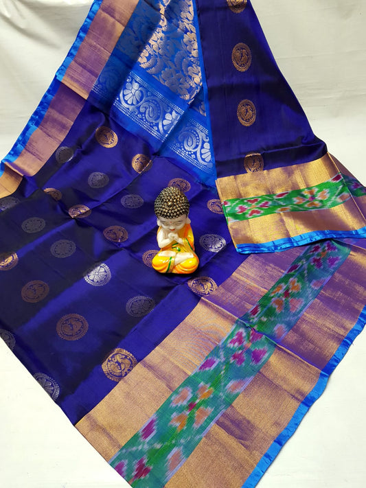 Uppada Pochampally Border Pure Silk Saree