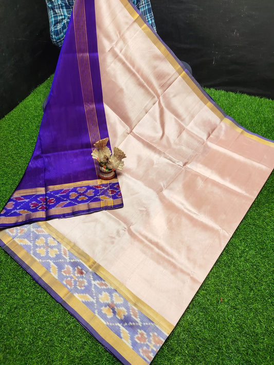 Uppada Small Pochampally Border Saree