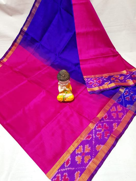 Uppada Small Pochampally Border Saree