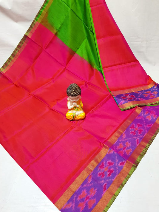 Uppada Small Pochampally Border Saree